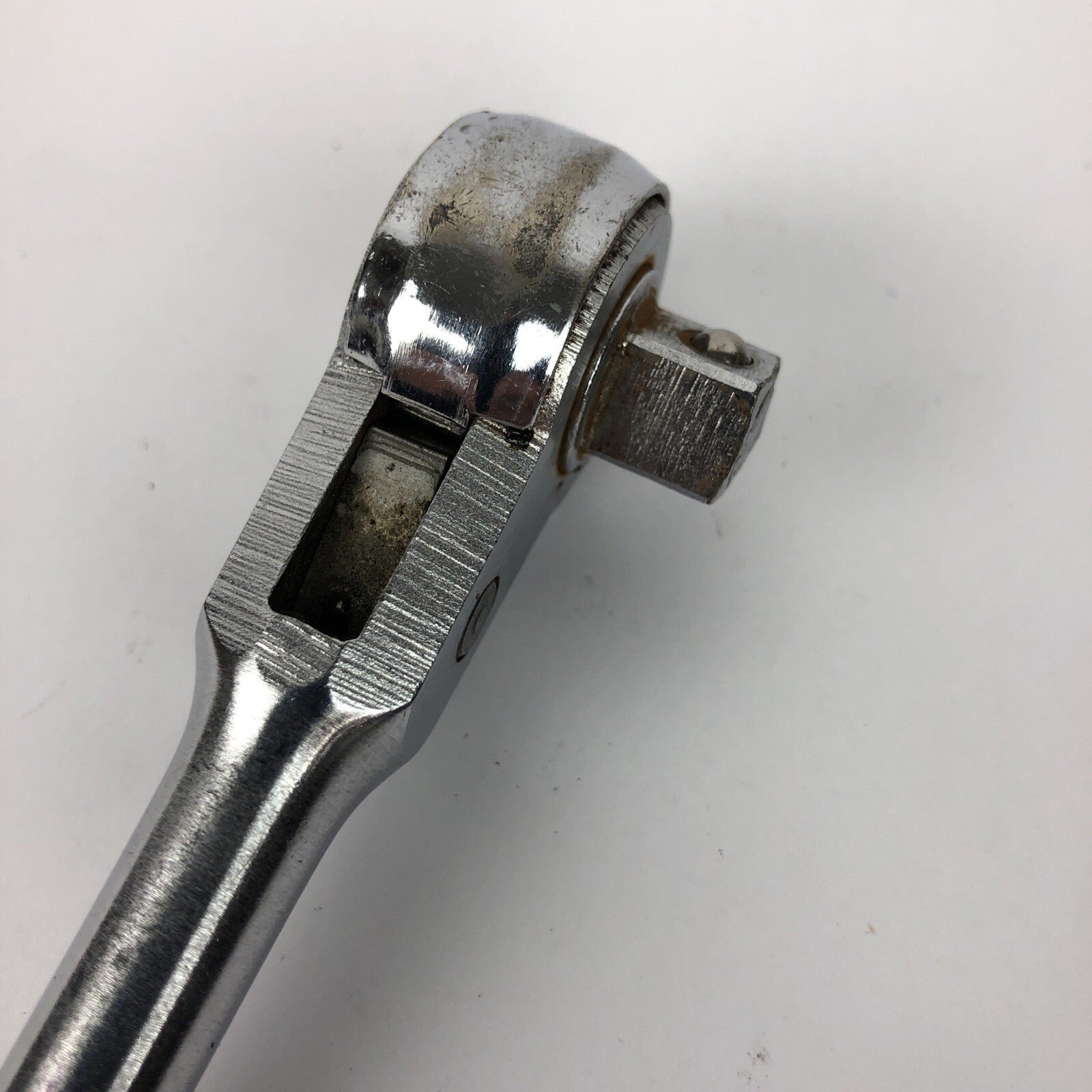 Vintage Thorsen 3/8" Ratchet Socket Mechanic Hand Tool USA 77J Round Open Head