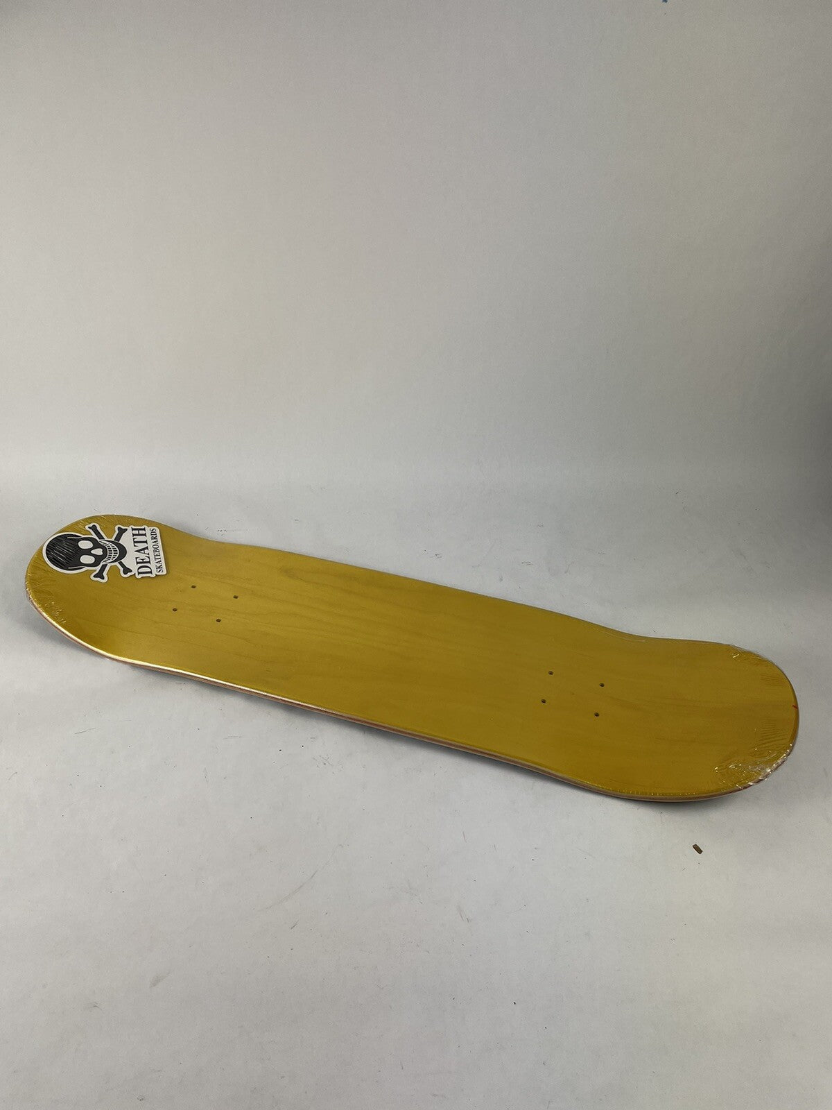 Death Skateboards Eddie Belvedere Maiden Pro 8.25-inch skateboard deck with Tapered Square FA Nose and signature Maiden graphic.
