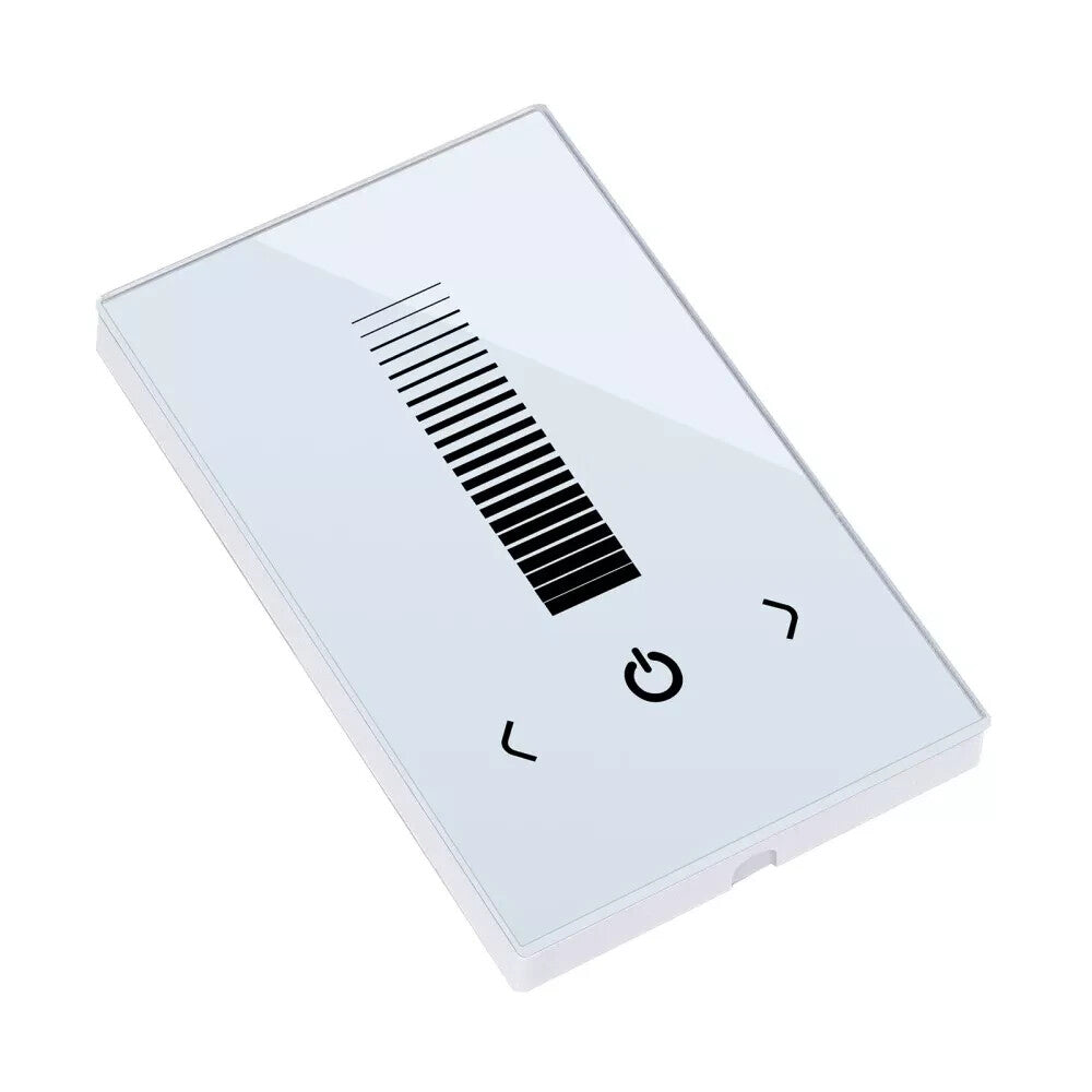SIM wall mount LED dimmer 1 zone 12-24V controller NTCRL-1C-WH-12-24V lighting control switch
