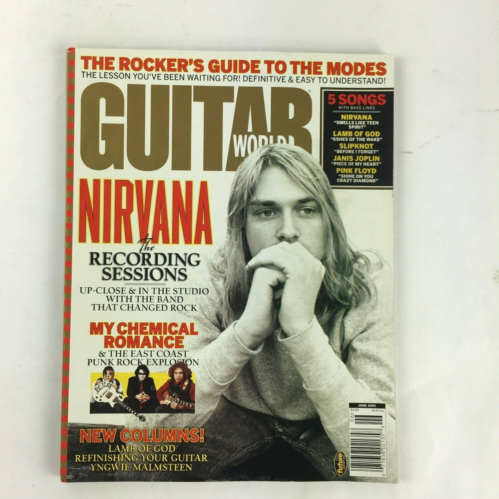 June 2005 Guitar World Magazine Nirvana the RecordingSessions My ChemicalRomance