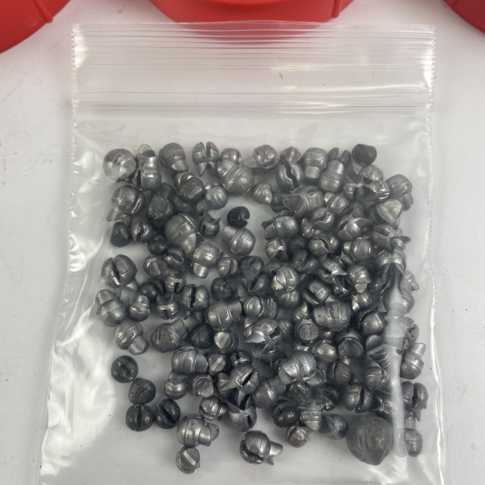 Vintage lot of 100 plus assorted lead fishing sinkers weighing 4.85 lbs for freshwater and saltwater fishing