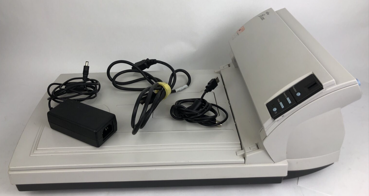 Fujitsu fi-5220C Color Flatbed ADF Duplex Document / Image Scanner w Power Cord