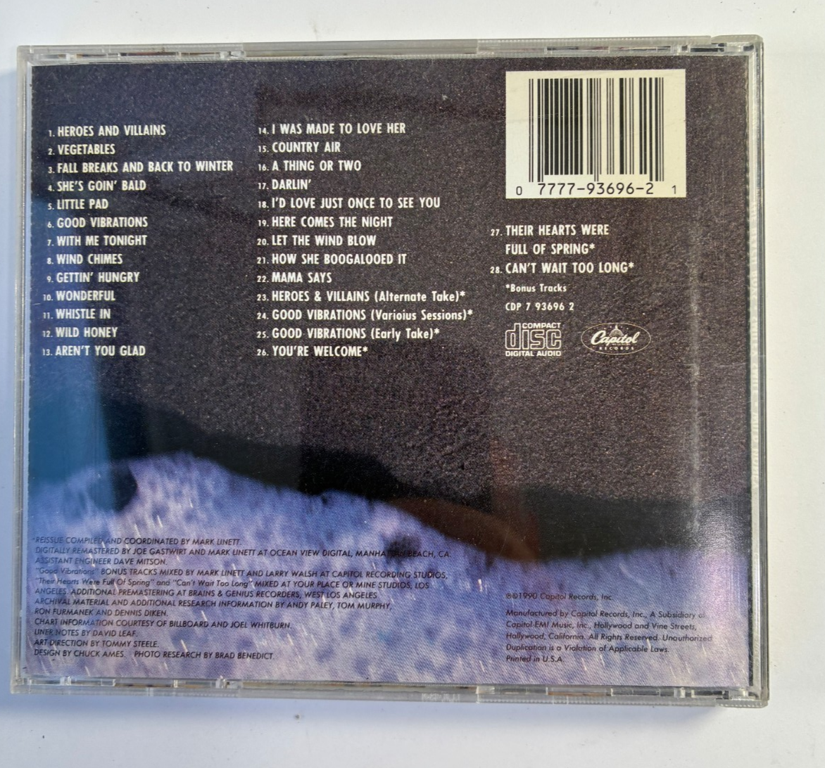 The Beach Boys - Smiley Smile & Wild Honey CD Capitol 1990 2in1 Remastered