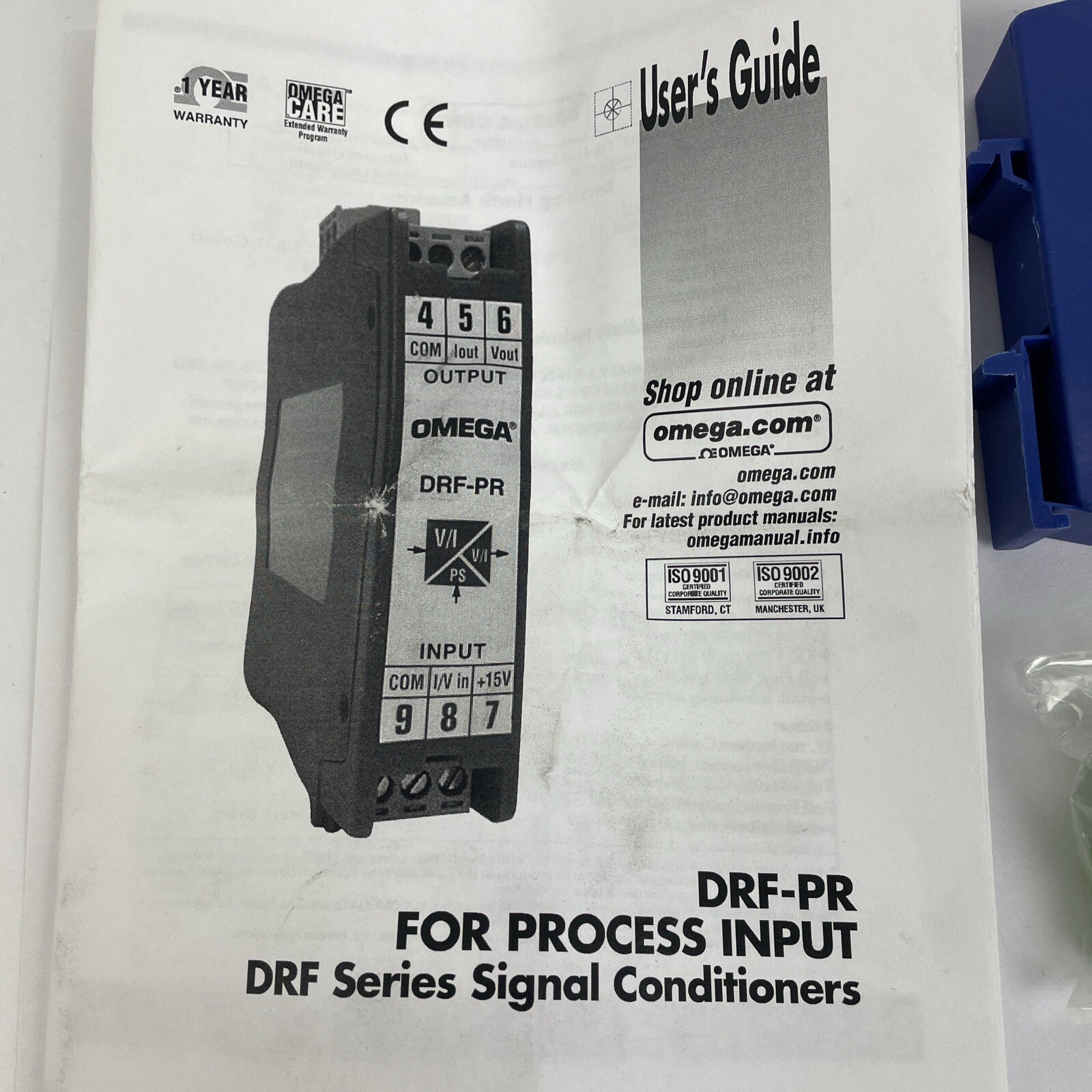 OMEGA Engineering DRF-PR-24VDC-4/20MA-4/20-420mA=4/20mA 24 VDC ISOLATED - NEW