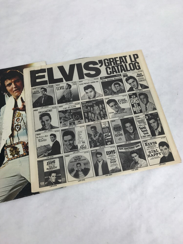 33 1/3 LP--- ELVIS PRESLEY:  FROM ELVIS PRESLEY BOULEVARD, MEMPHIS, TENN. (LIVE)