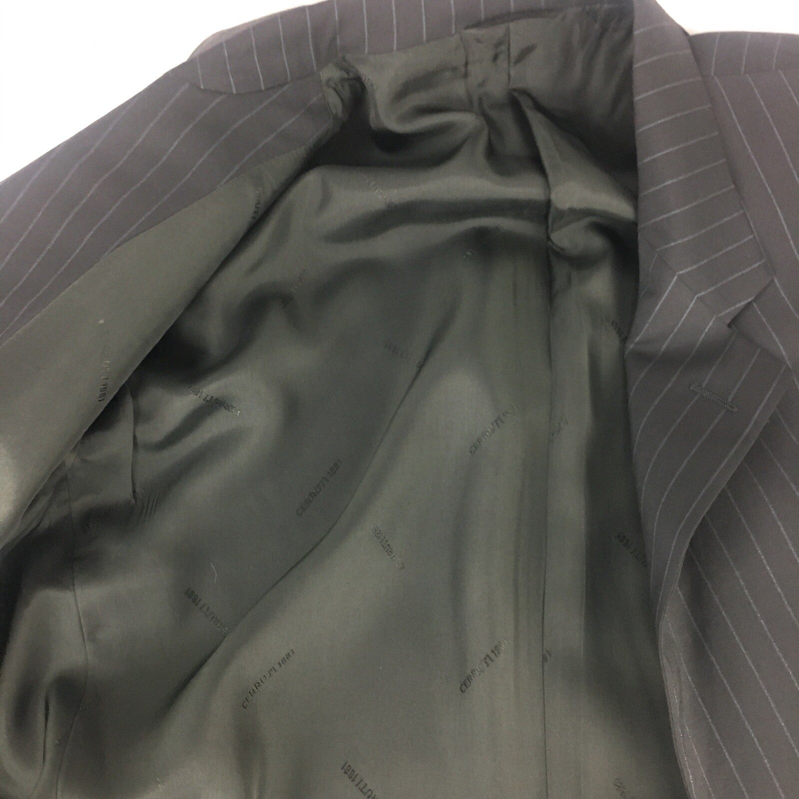 Cerruti 1881 -  2 Piece Suit - with Trousers -  Wool Black 54 IT XL