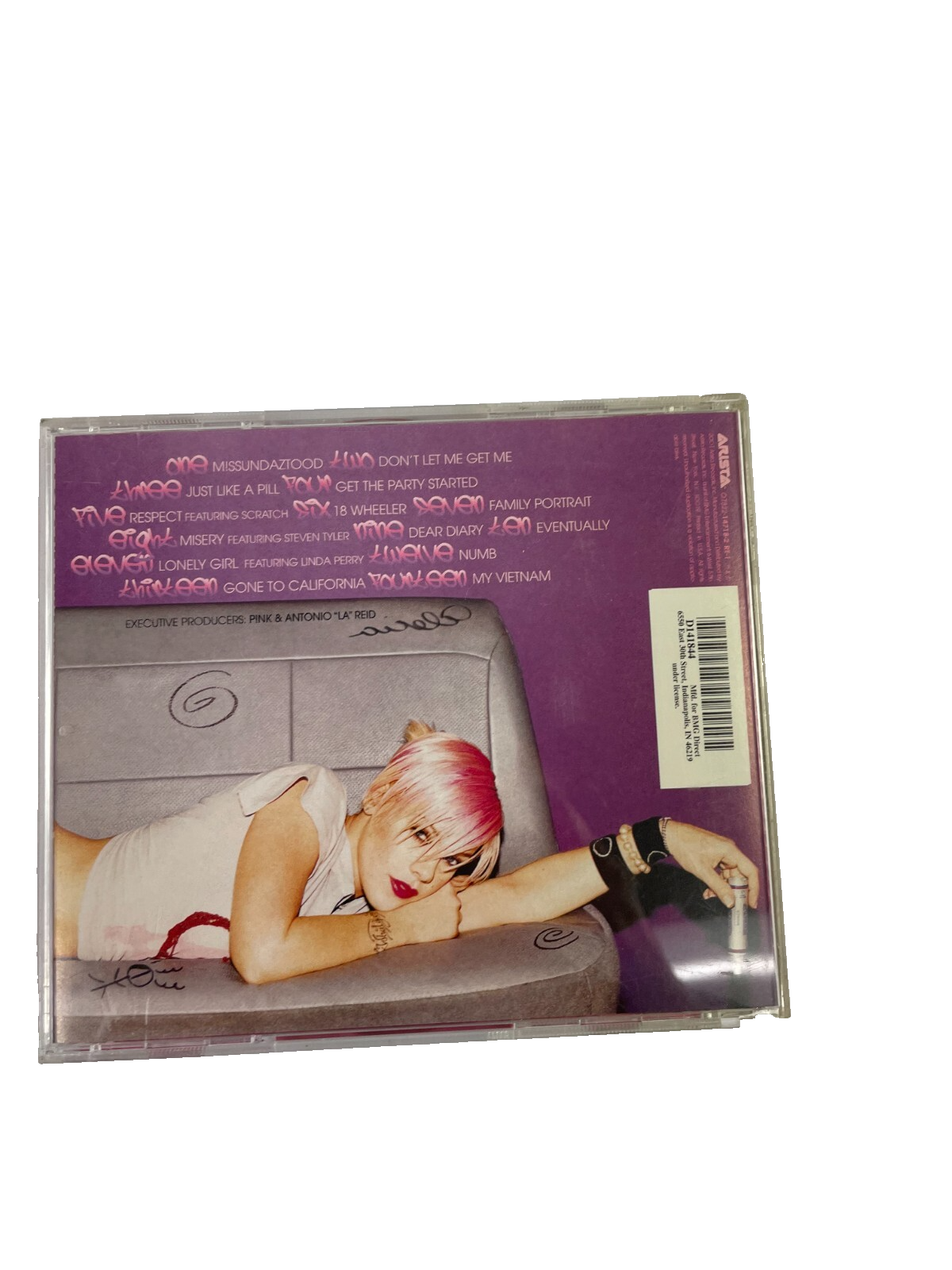Pink – Missundaztood Missundaztood Don't Let Me Get Me 18 Wheeler CD#33