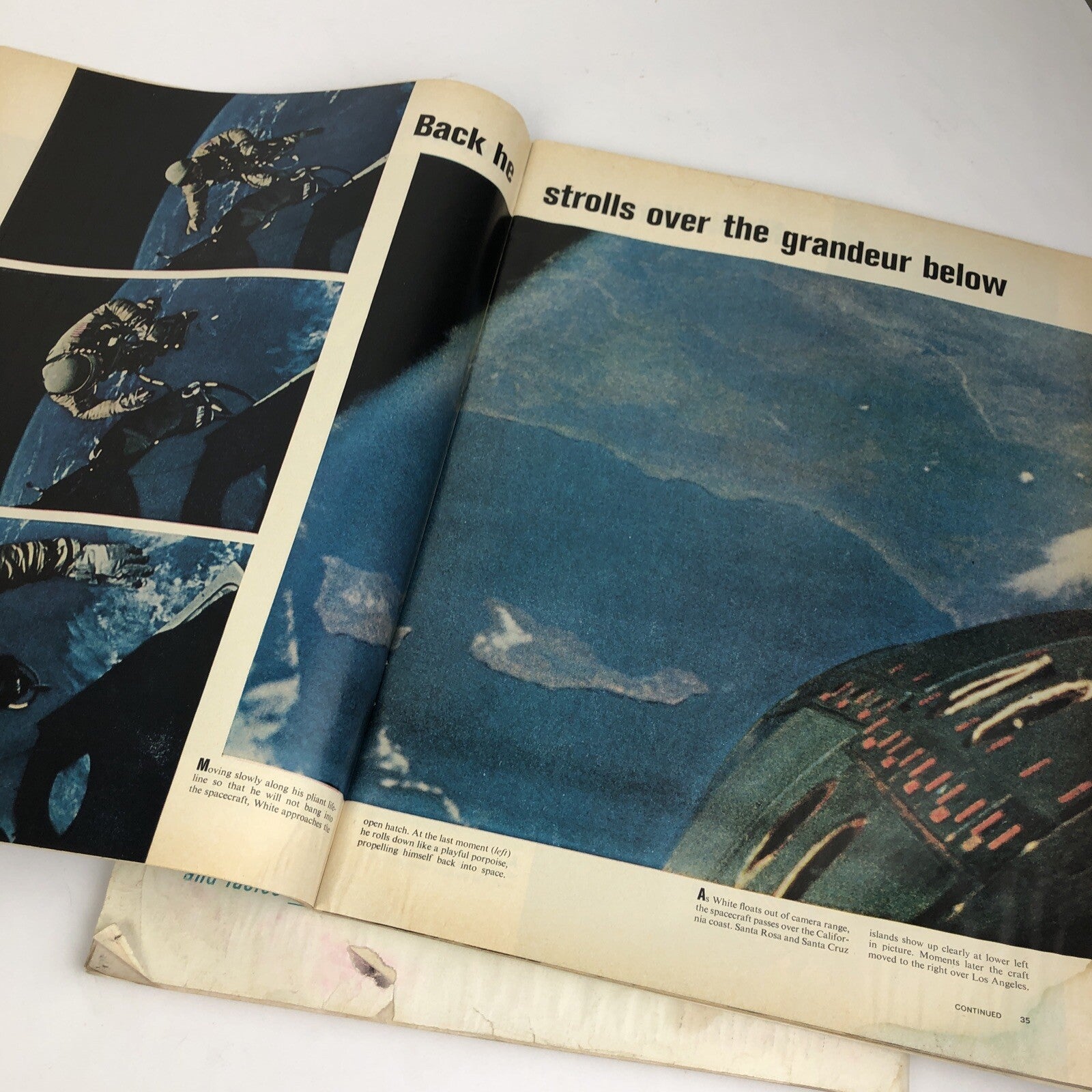 LIFE MAGAZINE JUNE 18 1965 SPACEWALK + September 17 1965 " Shock of a New Year "