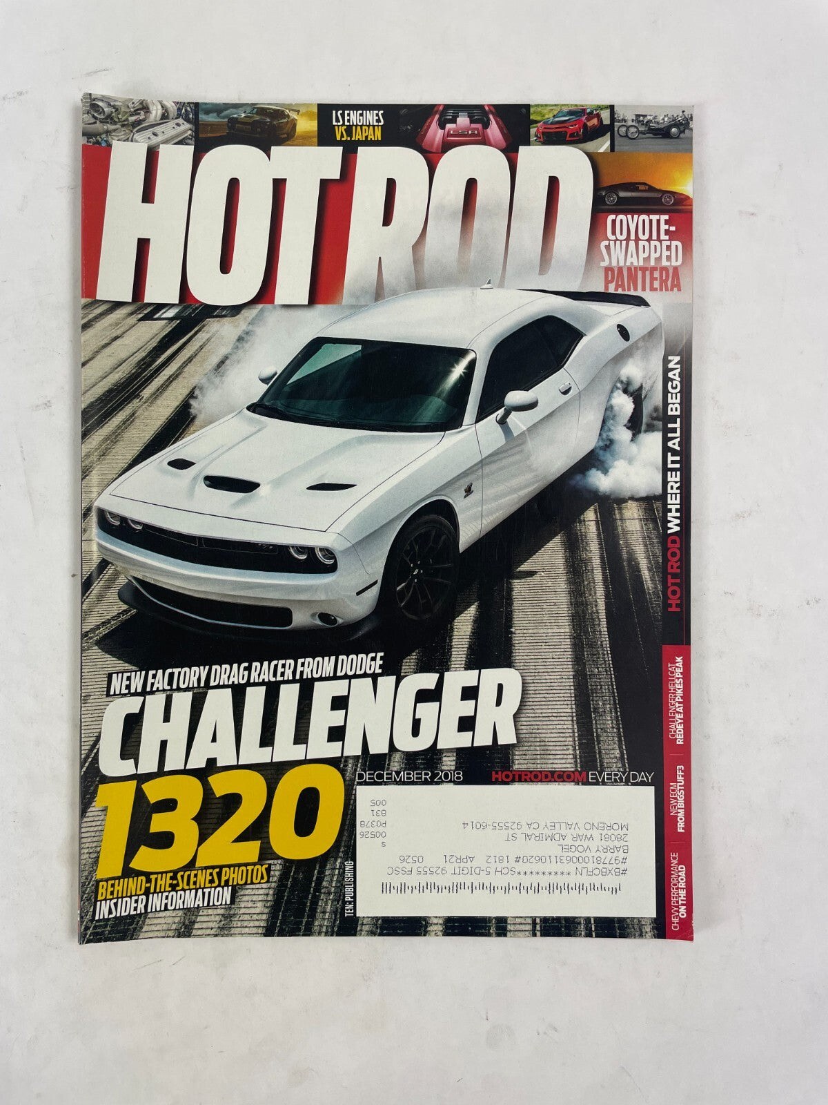 December 2018 Hot Rodding Magazinee New Factor Drag Racer From Dodge Challenger