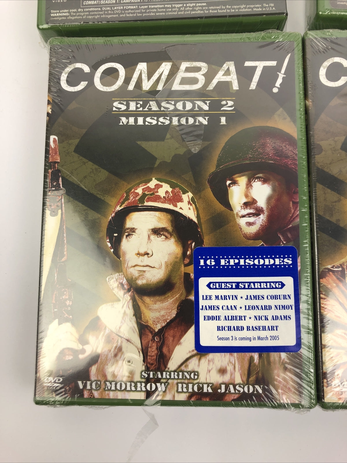 Combat! - Season 1: Campaign 1 NEW (DVD, 2004, 4-Disc Set) WWII War Drama