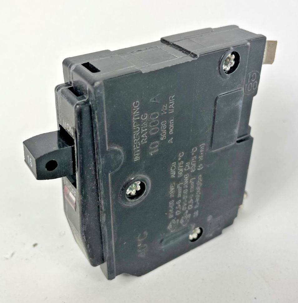 Square D QO115 15 Amp 1-Pole Plug-On Circuit Breaker 120/240V