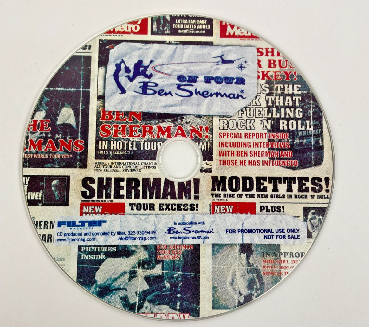 Filter Magazine: Ben Sherman Digital Audio CD Filter Magazine 2004