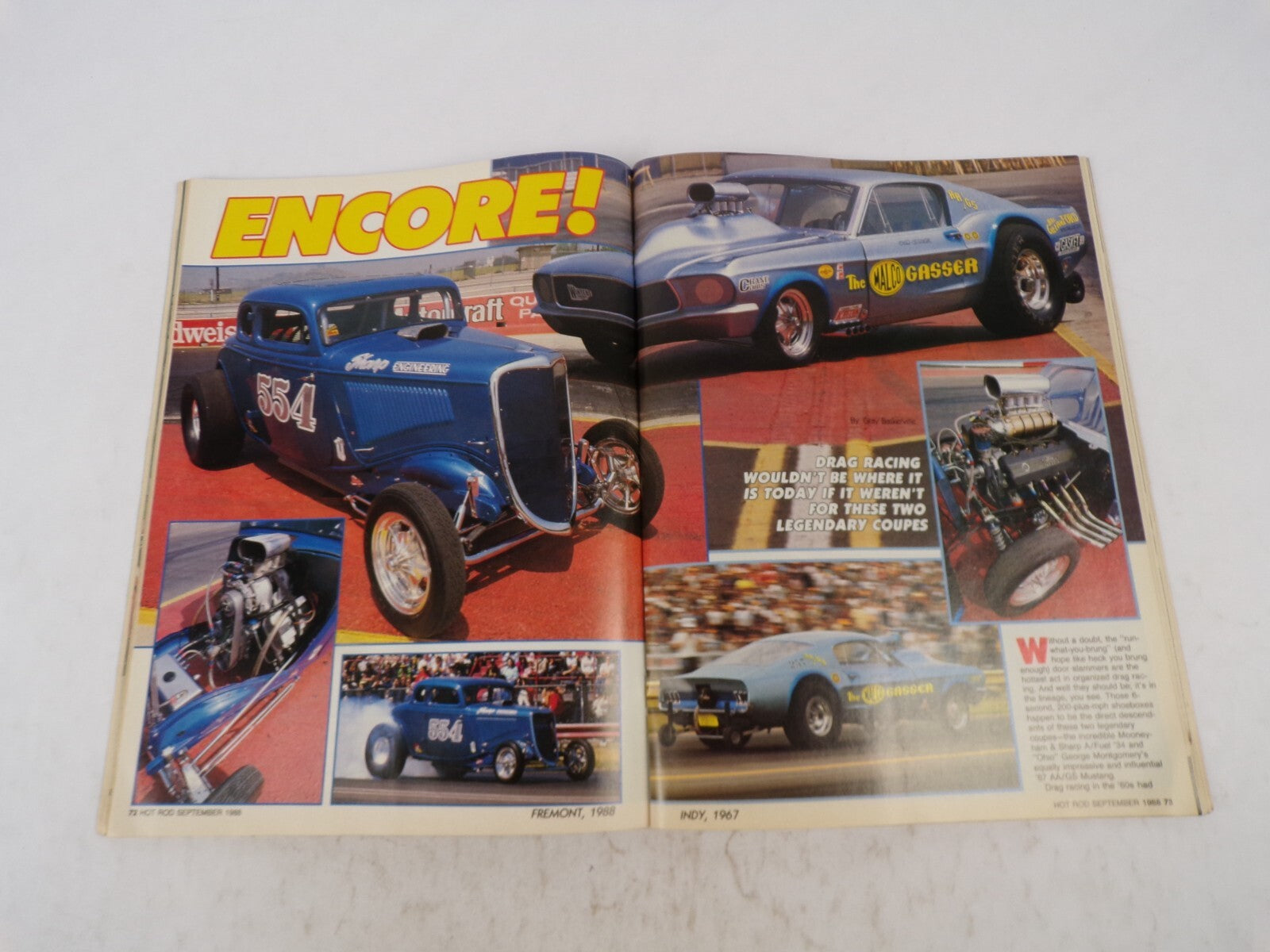 July 1989 Hot Rodding Magazine Supernationals Maxi-Mouse 12-Sec. Street Chevell
