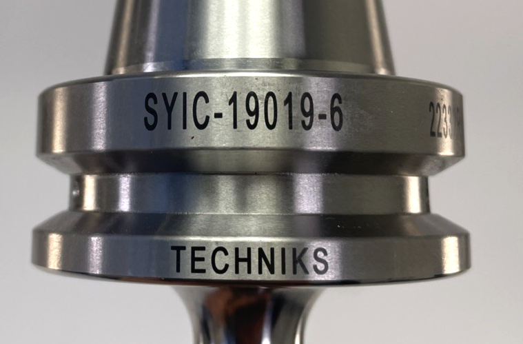 Techniks BT40 Shrink Fit Chuck Tool Holder 1/8" x 6" 25K RPM CNC Extended Reach