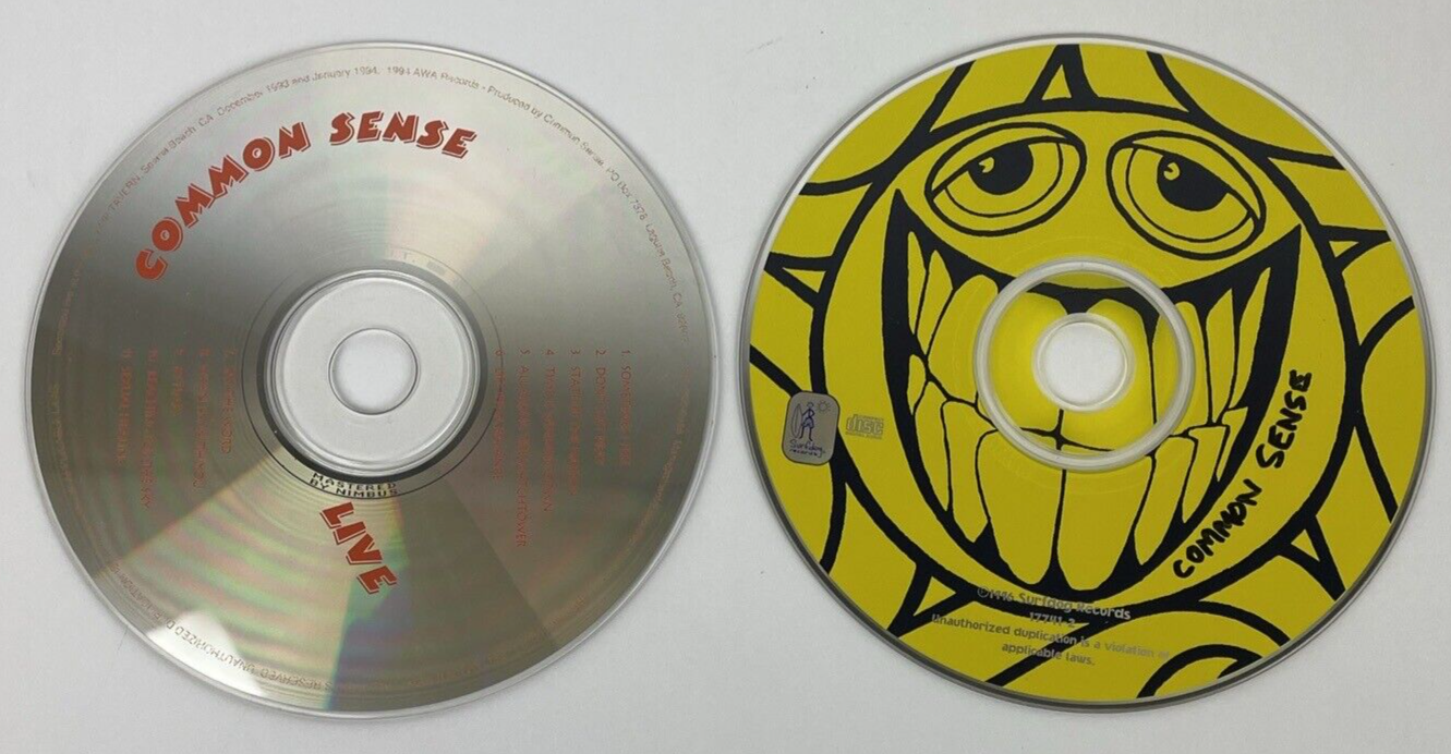 COMMON SENSE ~ PSYCHEDELIC SURF GROOVE CD 1996 Virgin + LIVE at the Belly Up Bar