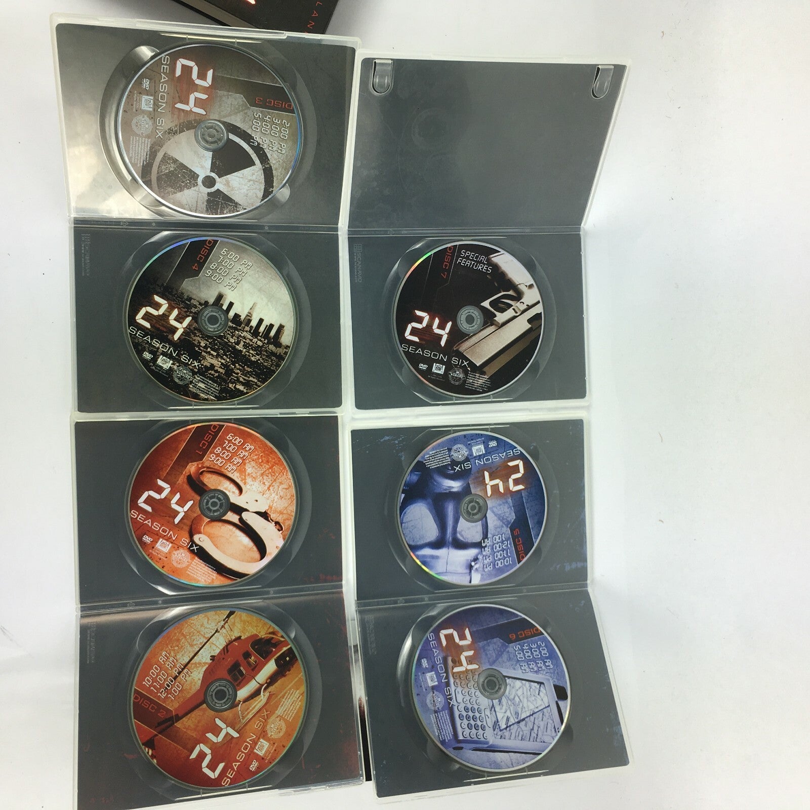 Kiefer Sutherland 24 Season Six Special Features 1-24 Episodes T1