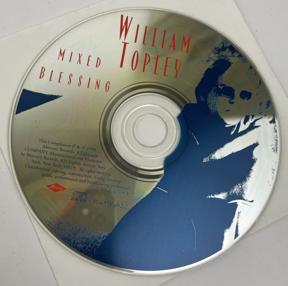 WILLIAM TOPLEY - Mixed Blessing - Digital Audio CD Mercury Records - Mint disc
