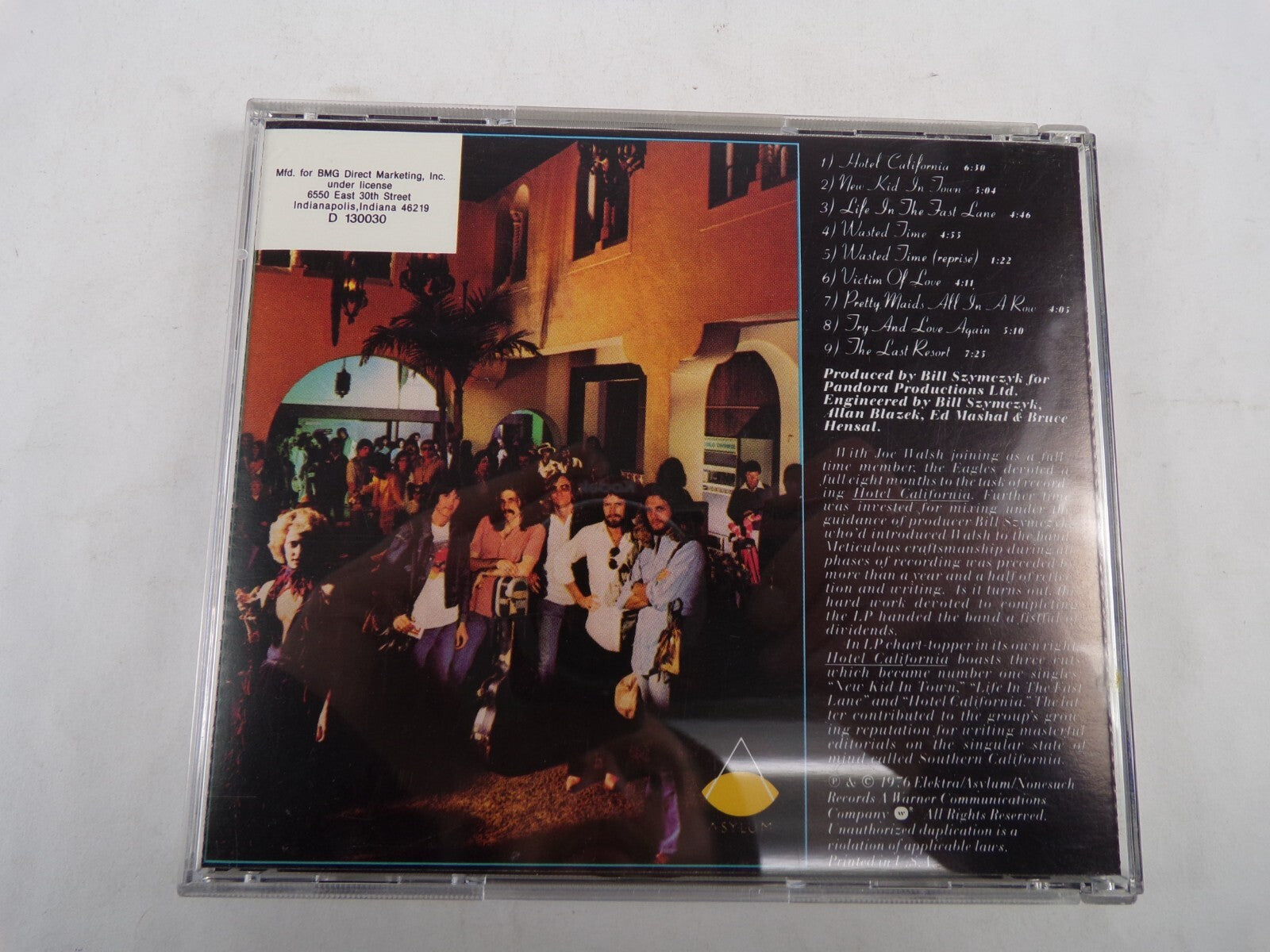 Eagles Hotel California Hotel california New kid In Jown Wasted time CD#57