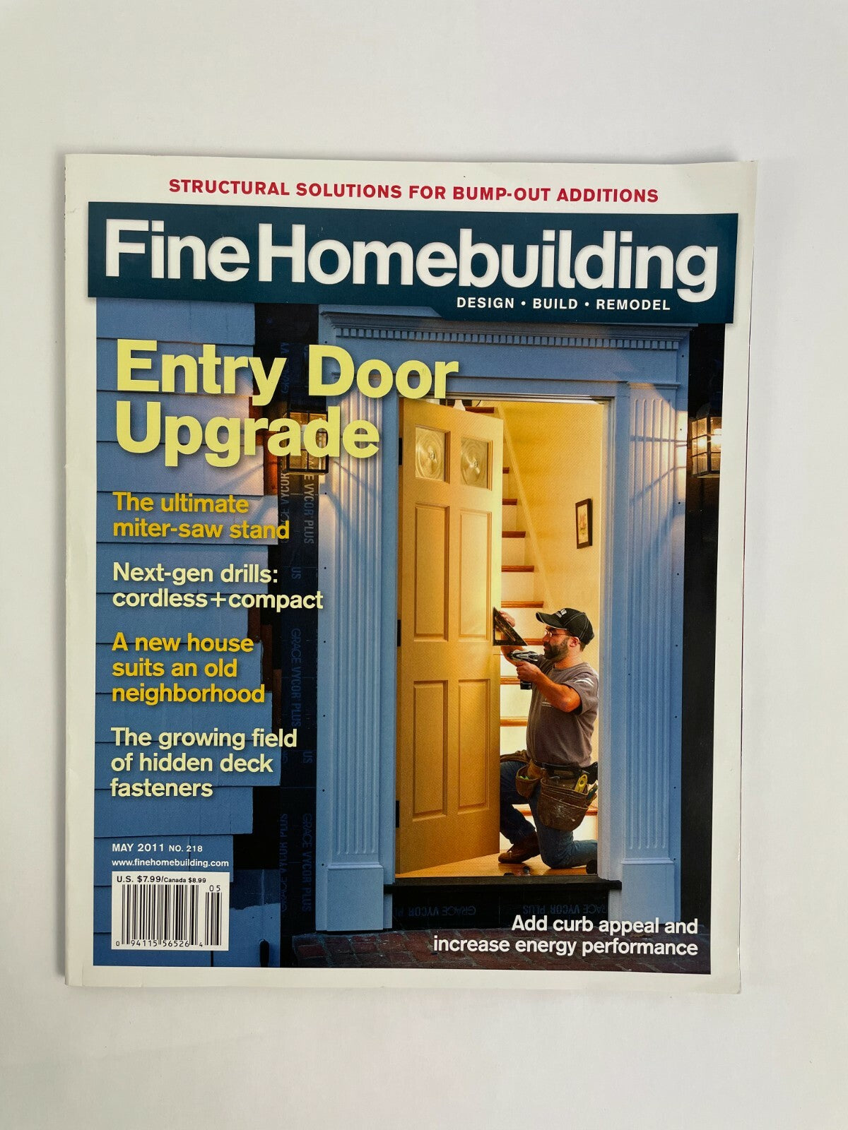May 2011 Fine Homebuilding Magazine Entry Door Upgrade Suits Old Neighborhood #B