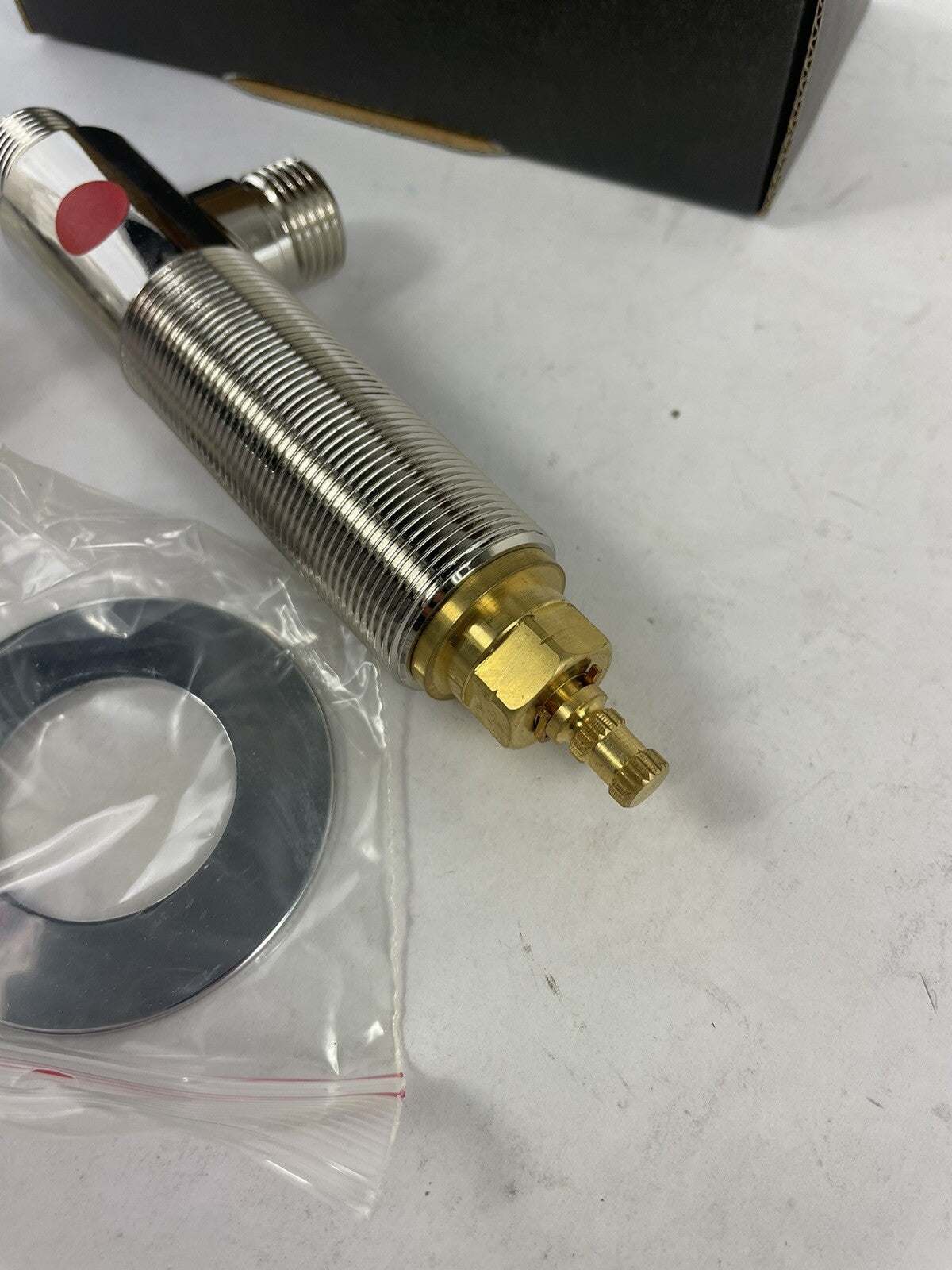 Vola Stop Valve S50DH Stop Valve, Standard 25 mm, Anti-Clockwise polished chrome