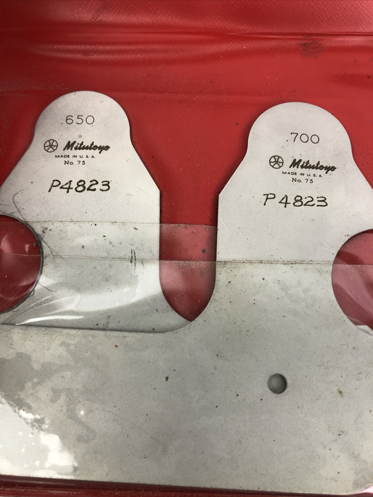 Rare MITUTOYO Metric Radius Gage Guage Set Toolmakers Matched No. 75 USA Made