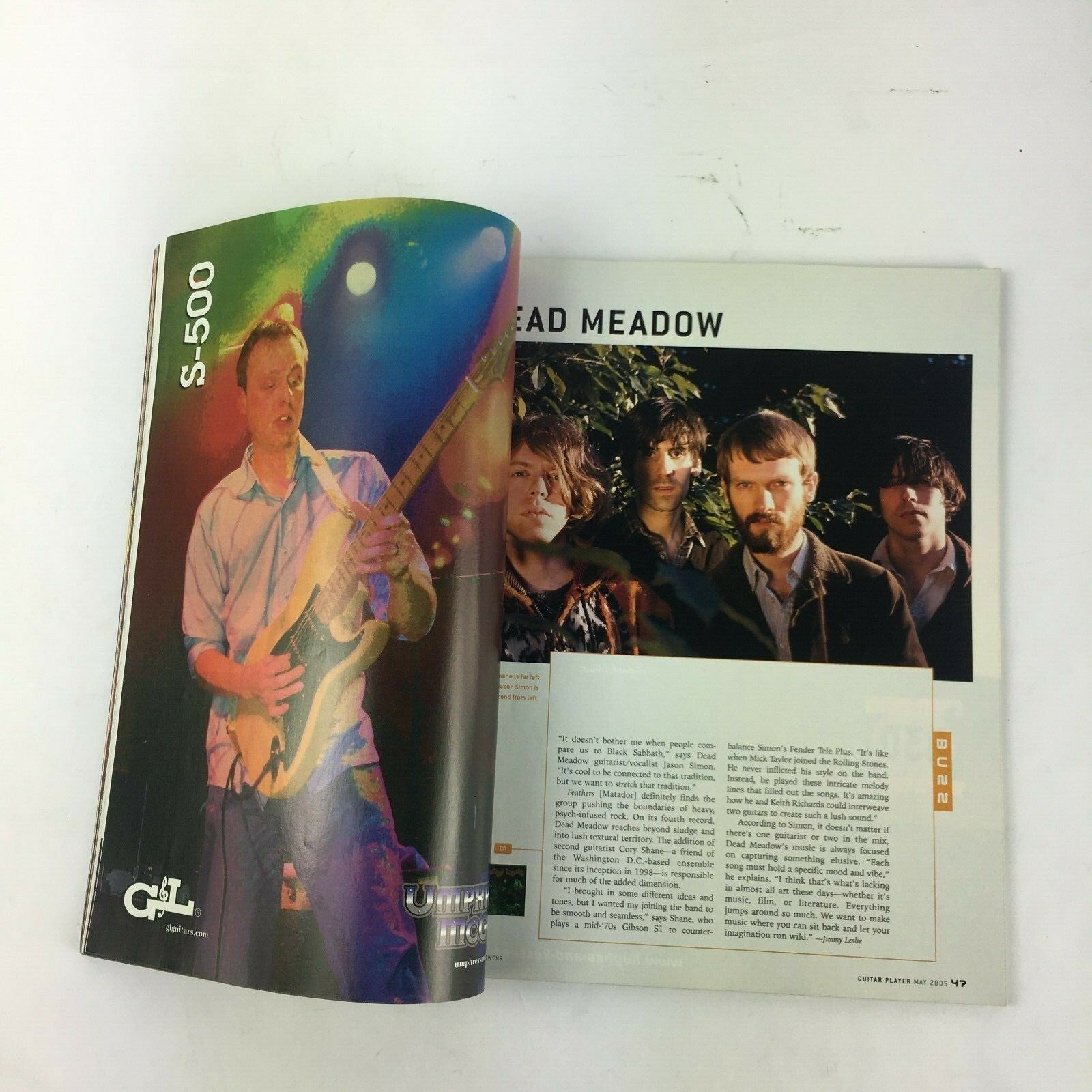 May 2005 Guitar Player Magazine Aerosmith's Joe Perry Flies Solo! Hubert Sumlin