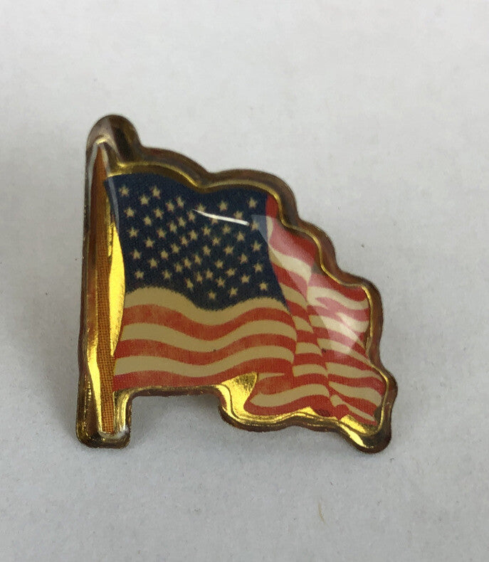 3 x AMERICAN FLAG USA LAPEL PIN 0.75" See Images USA - Vintage - Free Shipping