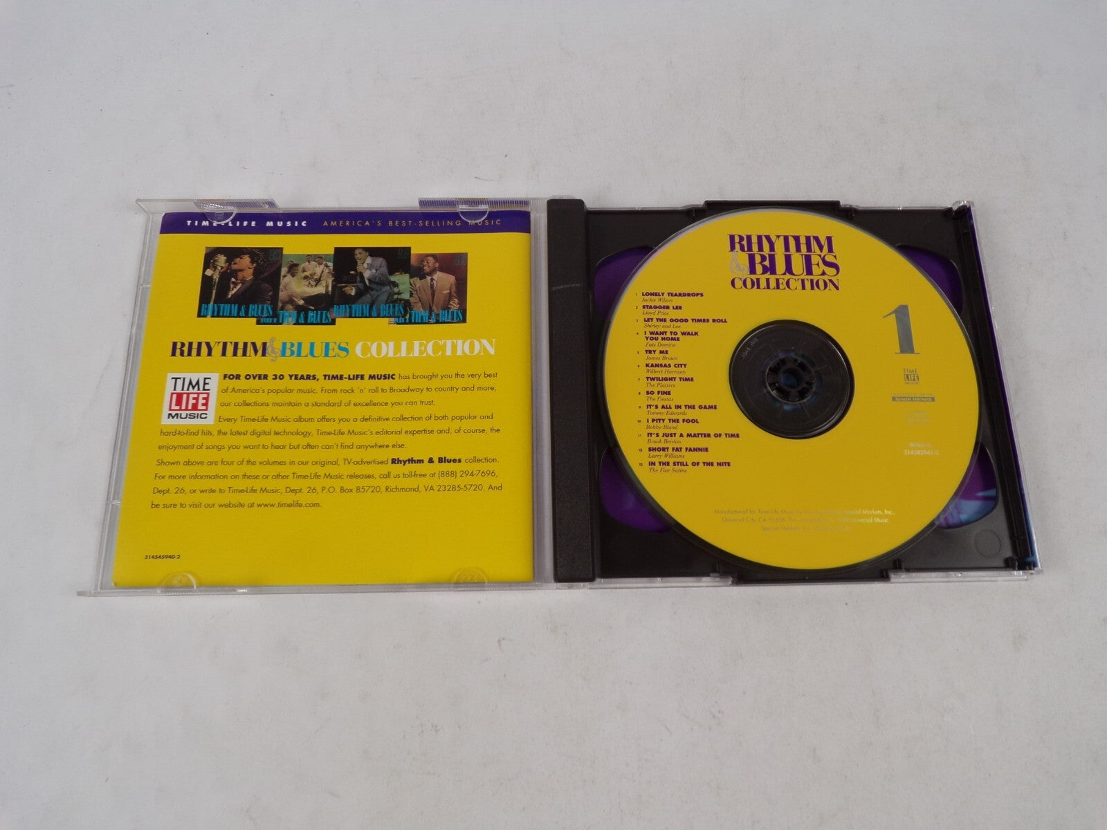Classic R&B Hits From The '50s Rhythm & Blues Collection Lonely Teardrops CD#55