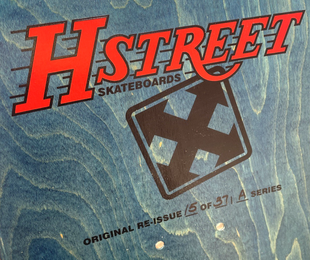 H-STREET SKATEBOARDS ART GODOY 1988 Sea Turtle SKATEBOARD DECK USA MADE A Series