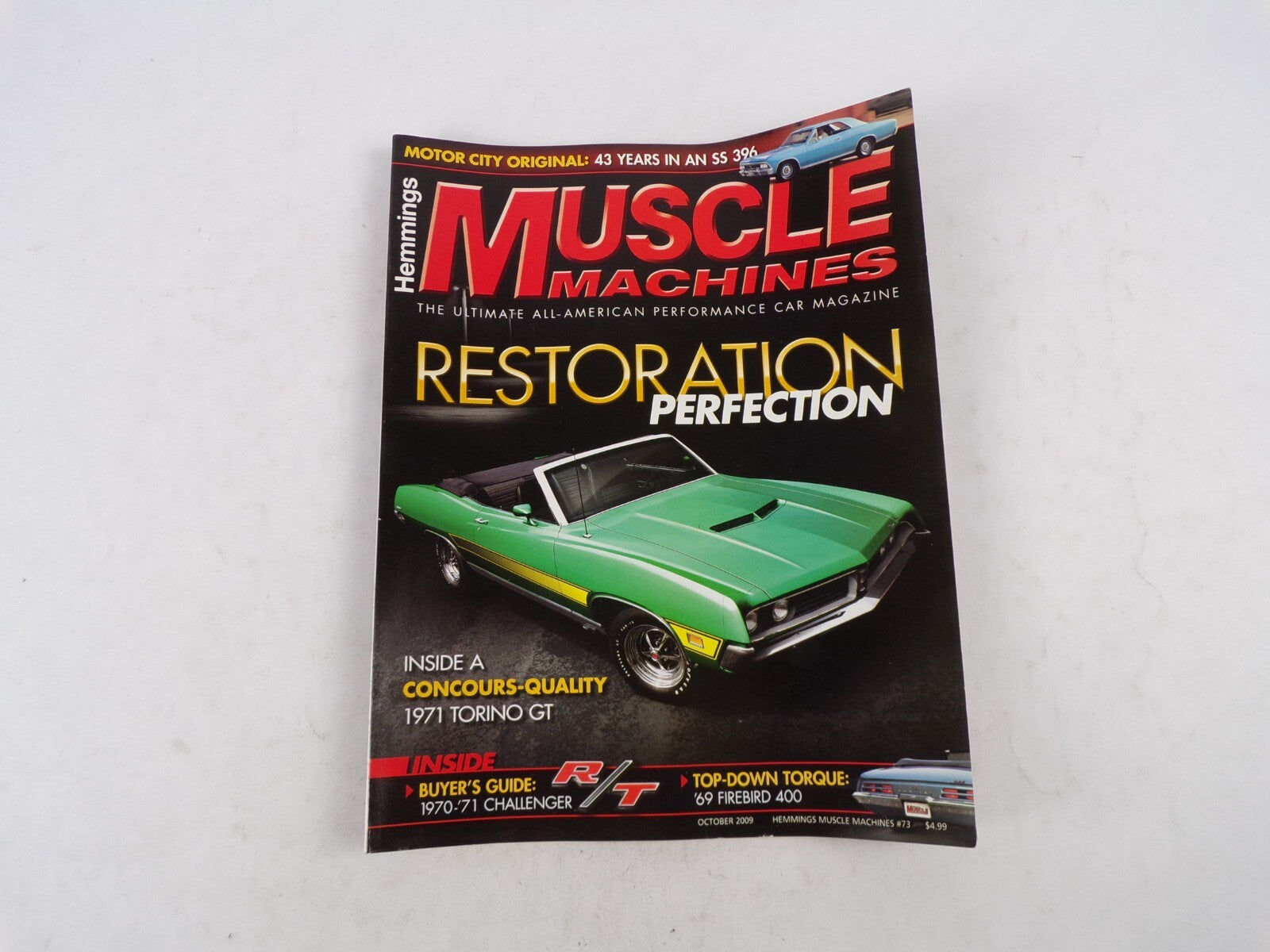 October 2009 Hemmings Muscle Machines Magazine Restoration Perfection Inside A