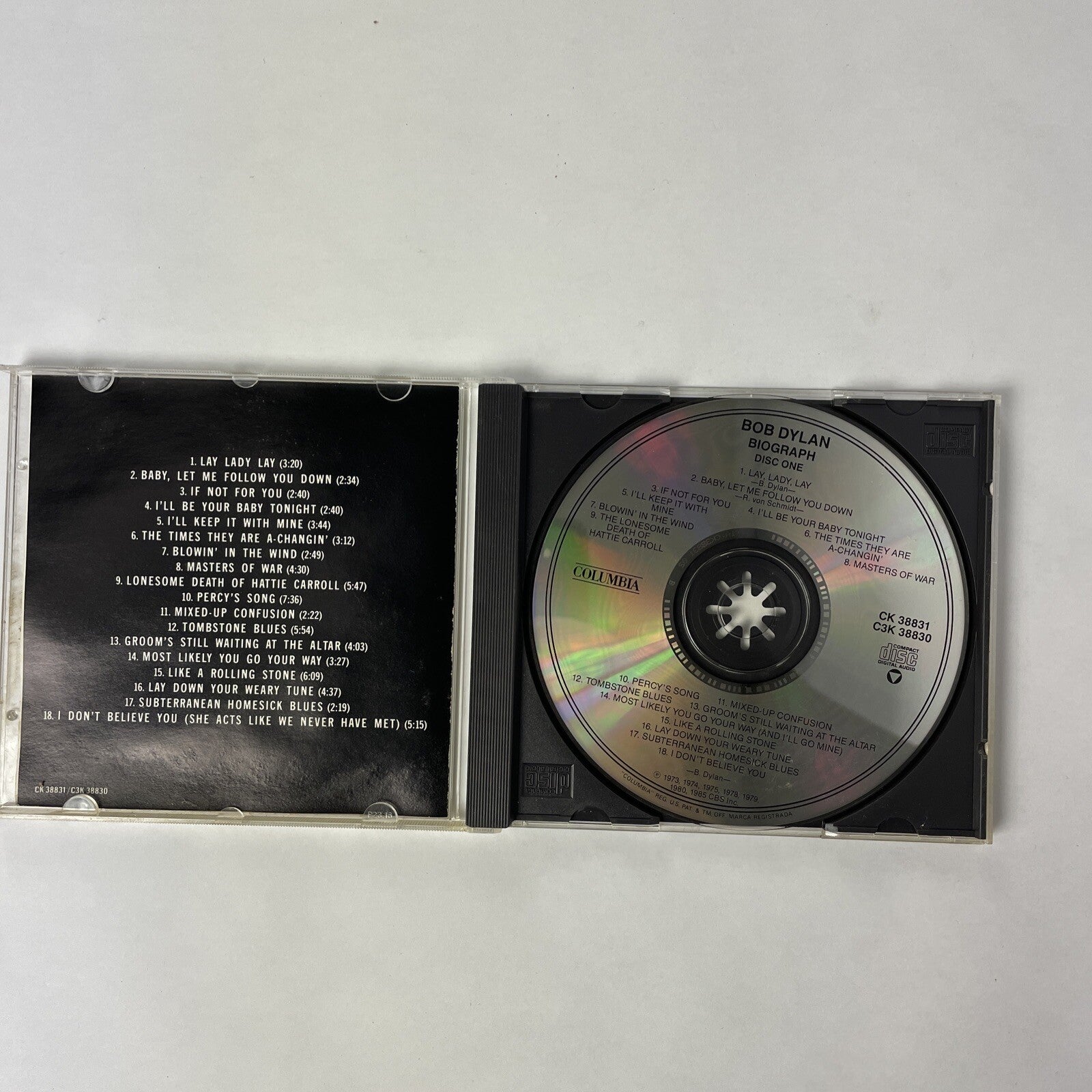 Bob Dylan - Biograph 1 CD #23