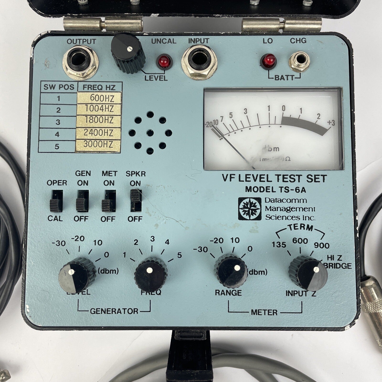 RARE Datacomm Managment Sciences inc. VF Level Test Set Model TS-6A - LOOK