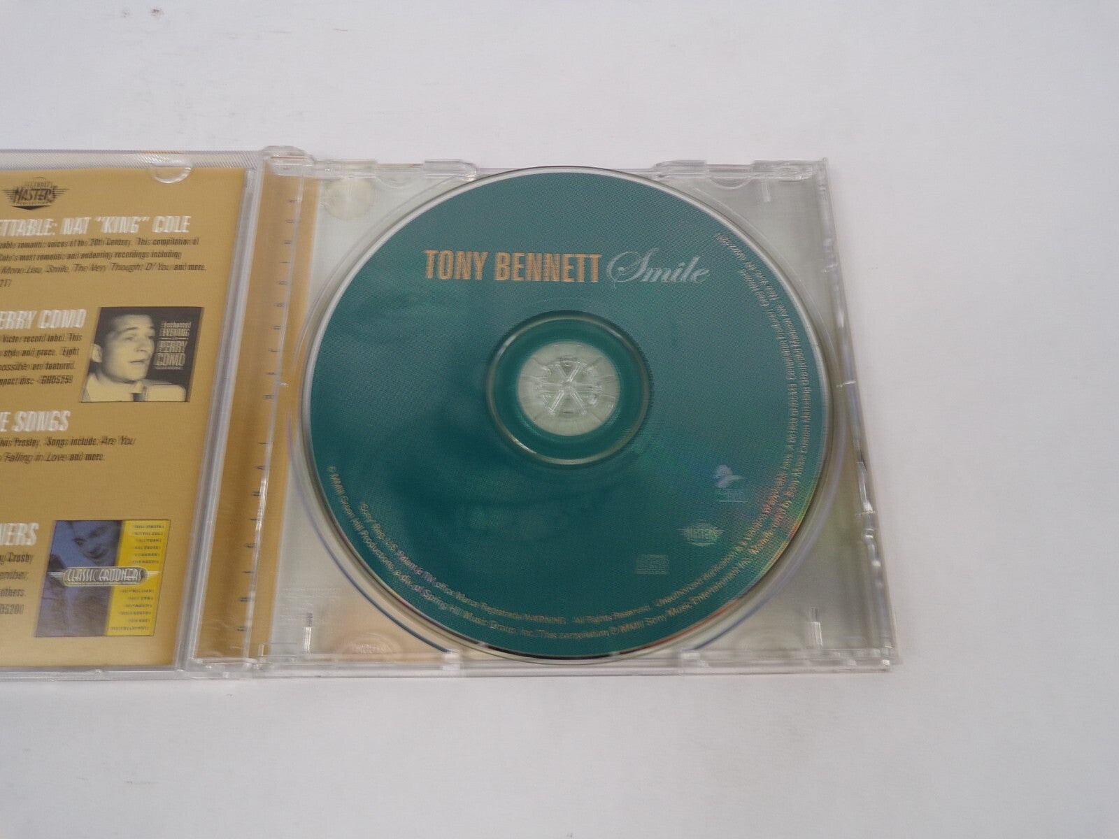 Tony Bennett Smile I left My heart In Sanfrancisco Because Of You Just In CD#67