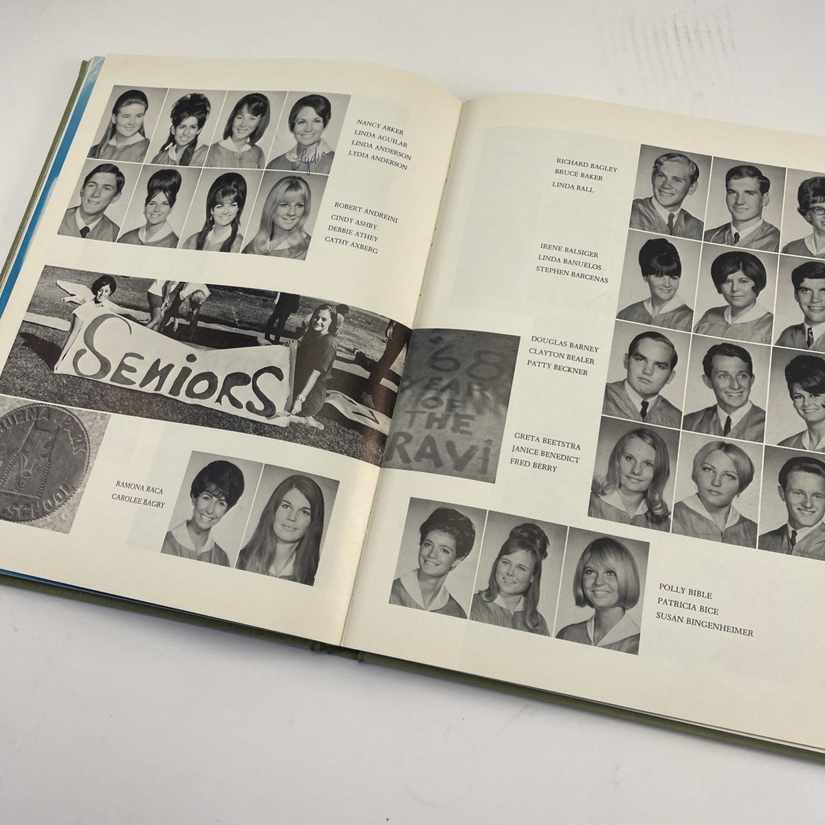 1968 LOS COYOTES Buena Park Orange County California High School Yearbook Vol II