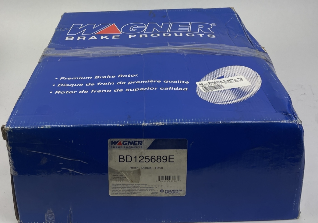 Wagner BD125689E brake rotor e-coated disc brake rotor