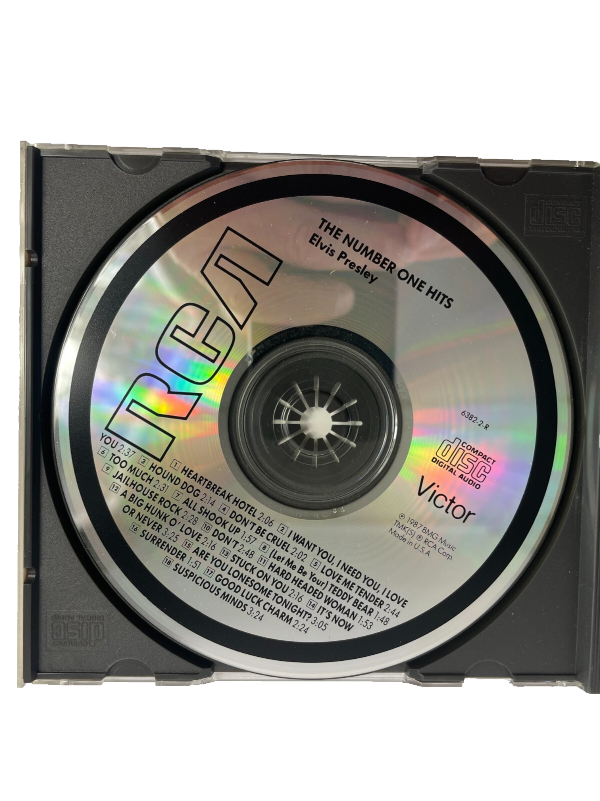Elvis Presley Commemorative Issue The Number One Hits Heartbreak Hotel CD#6