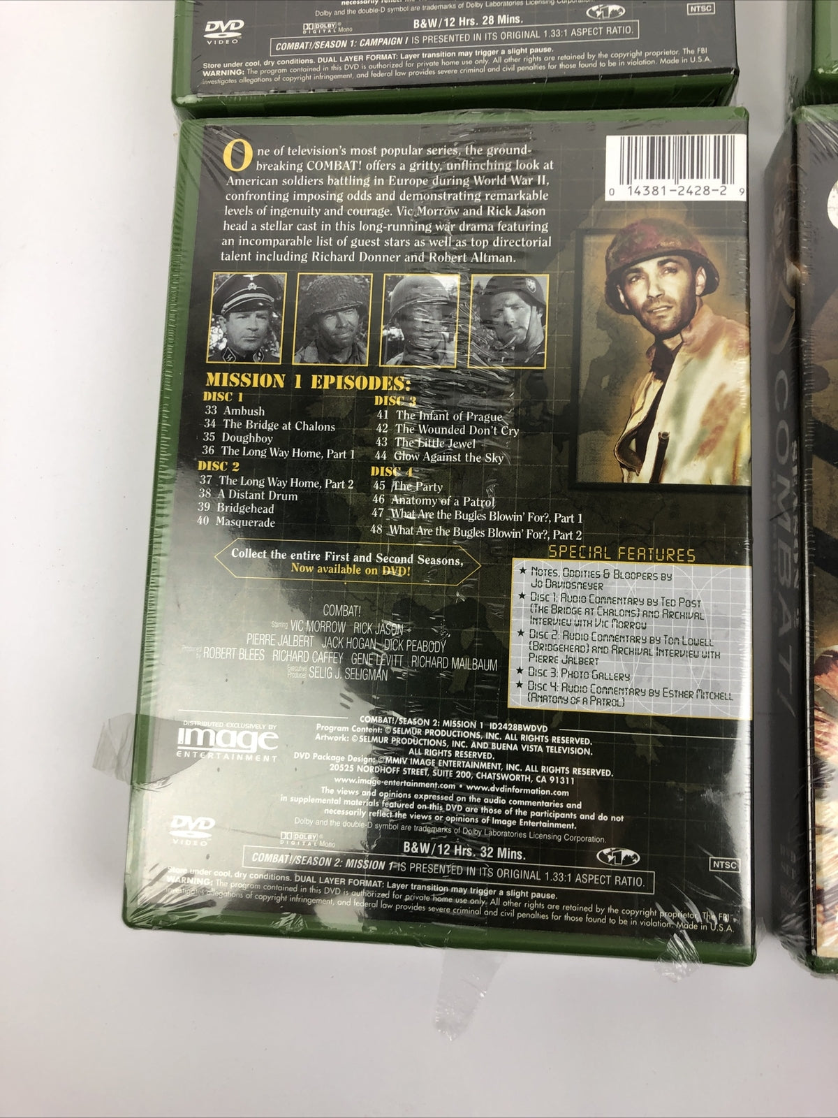 Combat! - Season 1: Campaign 1 NEW (DVD, 2004, 4-Disc Set) WWII War Drama
