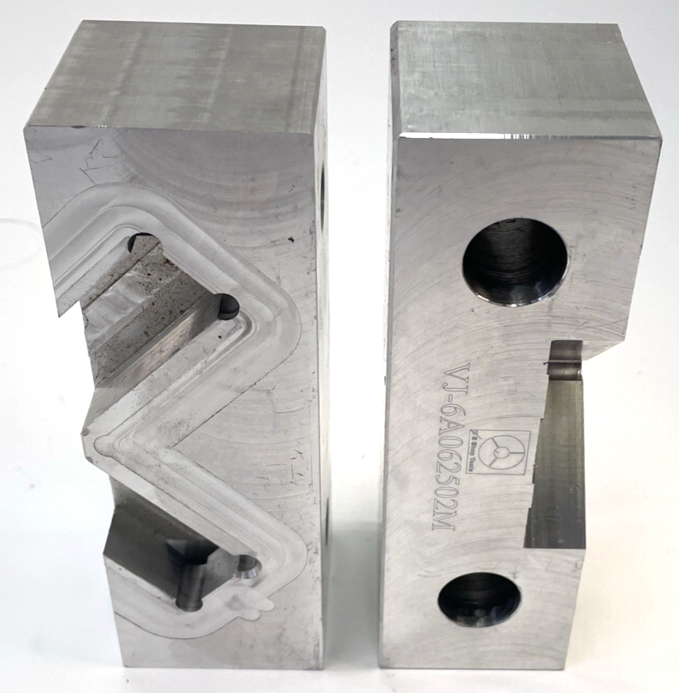 6" x  2" x 1.7/8" Machined Aluminum Vise Jaws For Kurt / Haas / Shars 6"  Vises