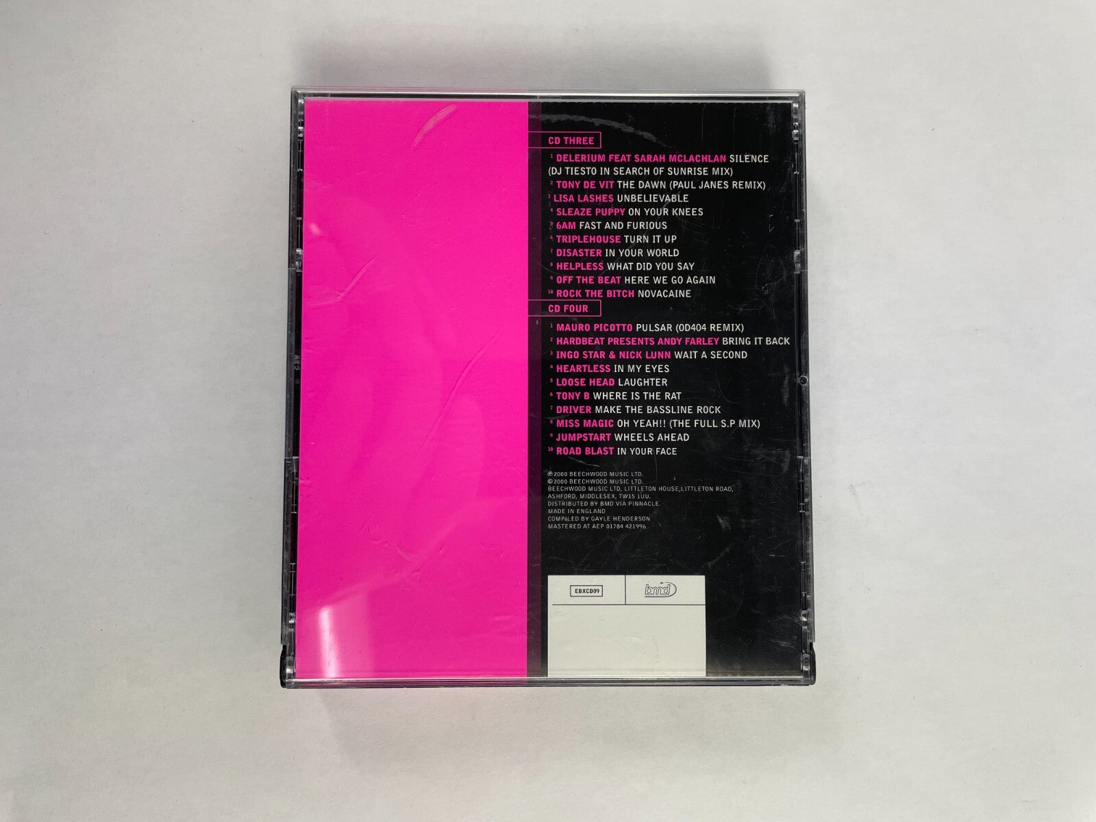 Essential Hard House Six-Pack CD Three & Four Delerium Feat Sarah MclachlanCD#72