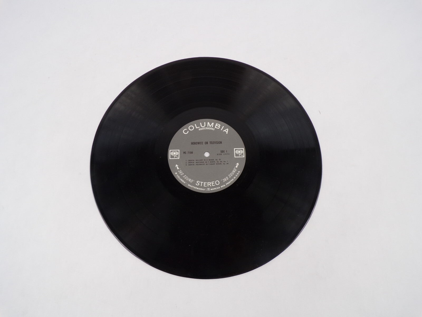 Horowitz On Television Two Sonatas Arabesque Traumerei Vinyl Record