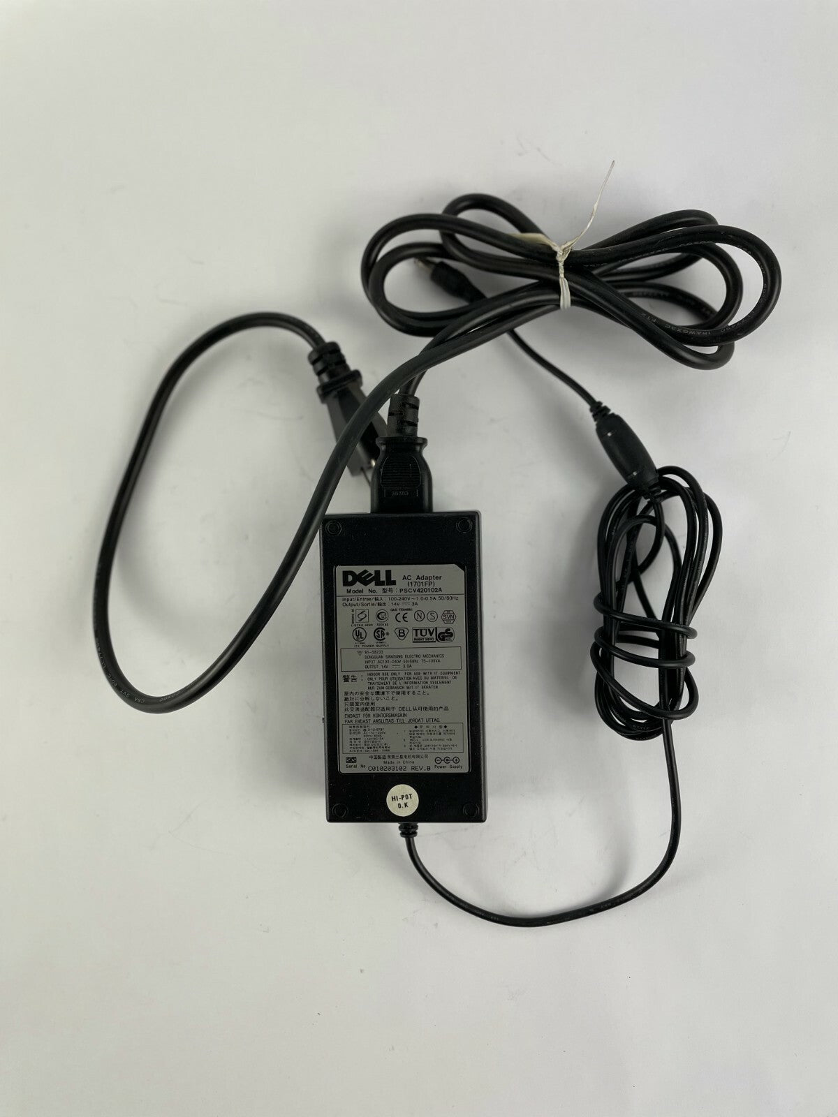 Genuine Dell PSCV420102A Output 14 V 3.0 A Power Supply Adapter A58
