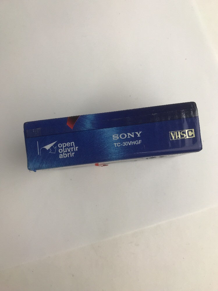 Sony VHS-C 30 Premium Grade Blank Sealed Compact Camcorder Tape Cassette Video