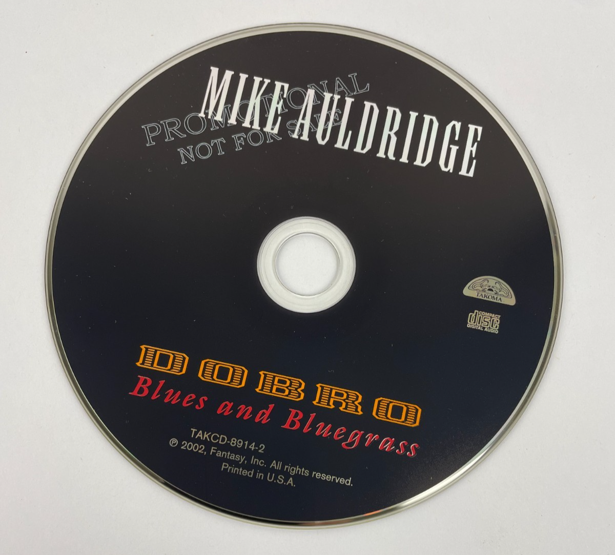 Mike Auldridge Dobro Blues And Bluegrass Digital Audio CD Fantasy Records 2002