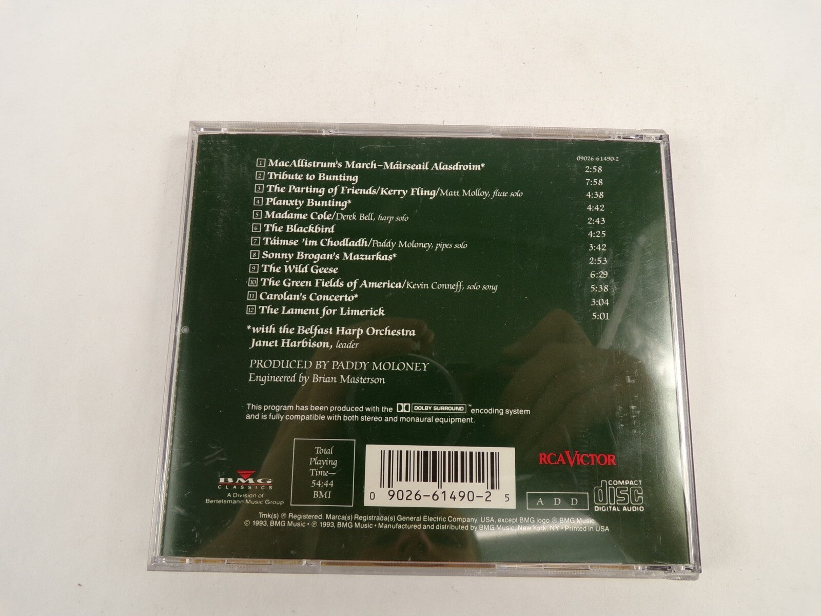The Chiefeains The Celtic Harp The Blackbird The Wild Geese CD#52