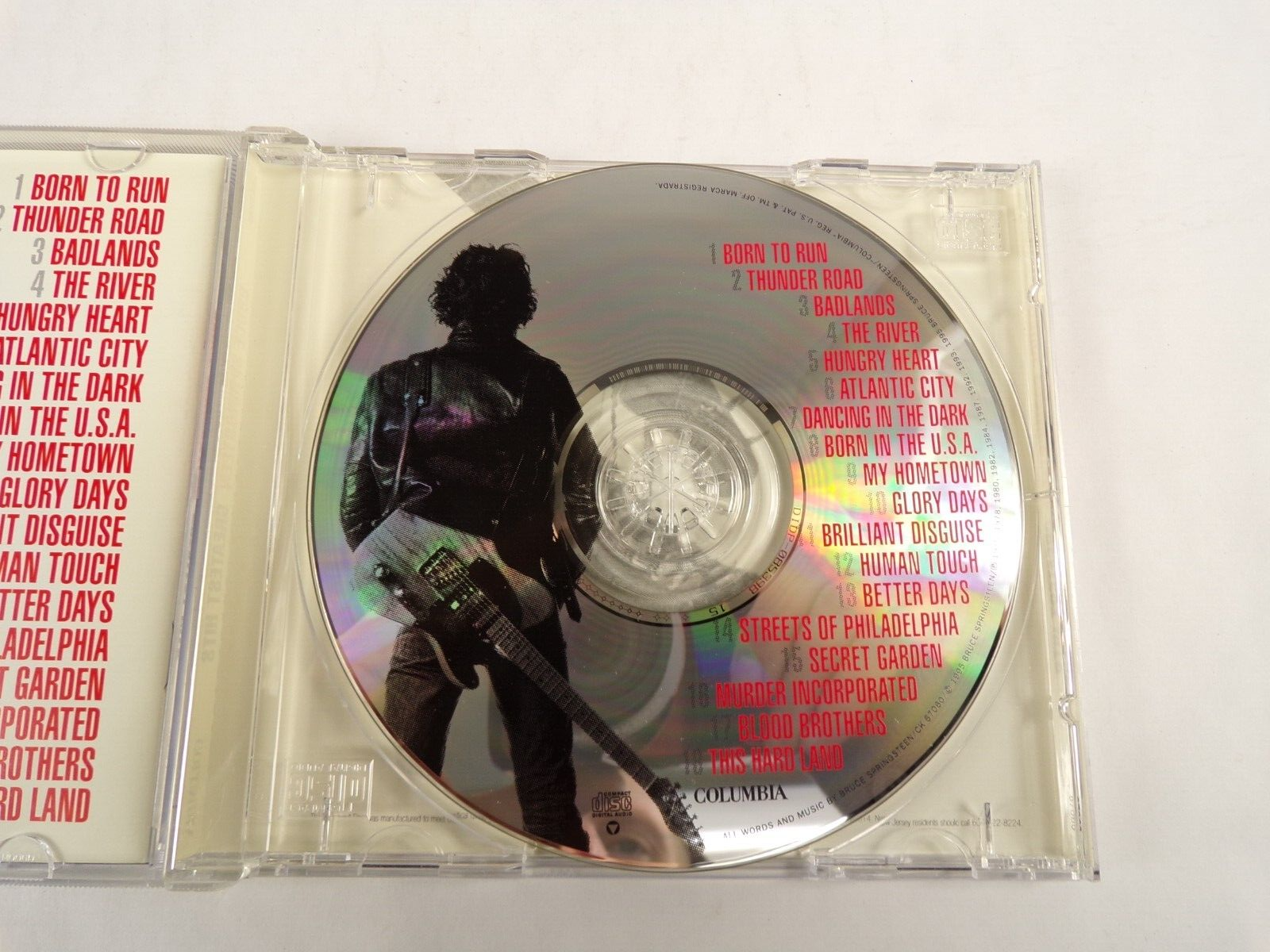 Bruce Springsteen Greatest Hits Born To Run Thunder Road Badlands CD#54