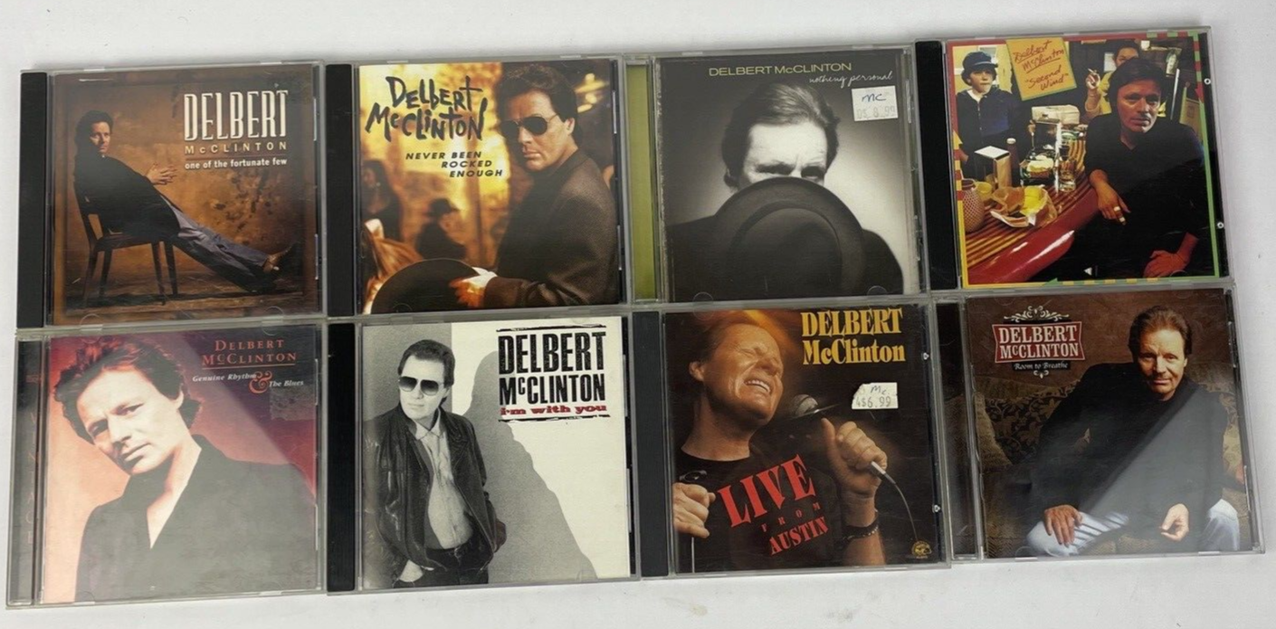 The Delbert McClinton Music Collection - Digital Audio CD LOT of 8 Titles - M