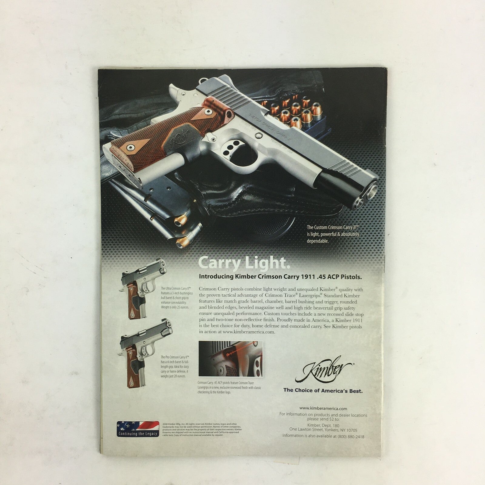 April 2009 Guns & Ammo Magazine S&W Compact 1911 .45 Bira Blowout! .577-.450 