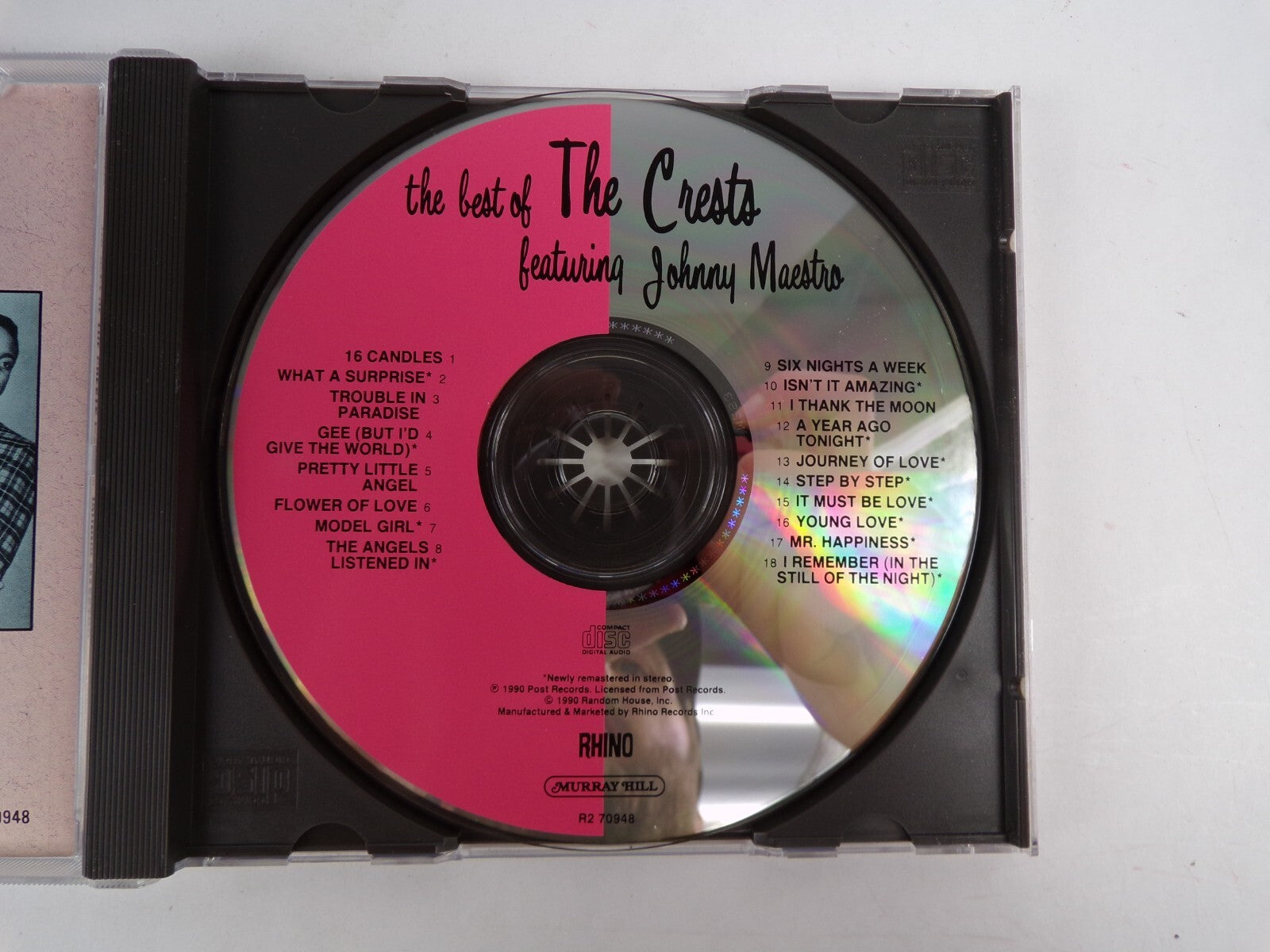 The Best Of The Crests Featuring Johnny Maestro CD #12