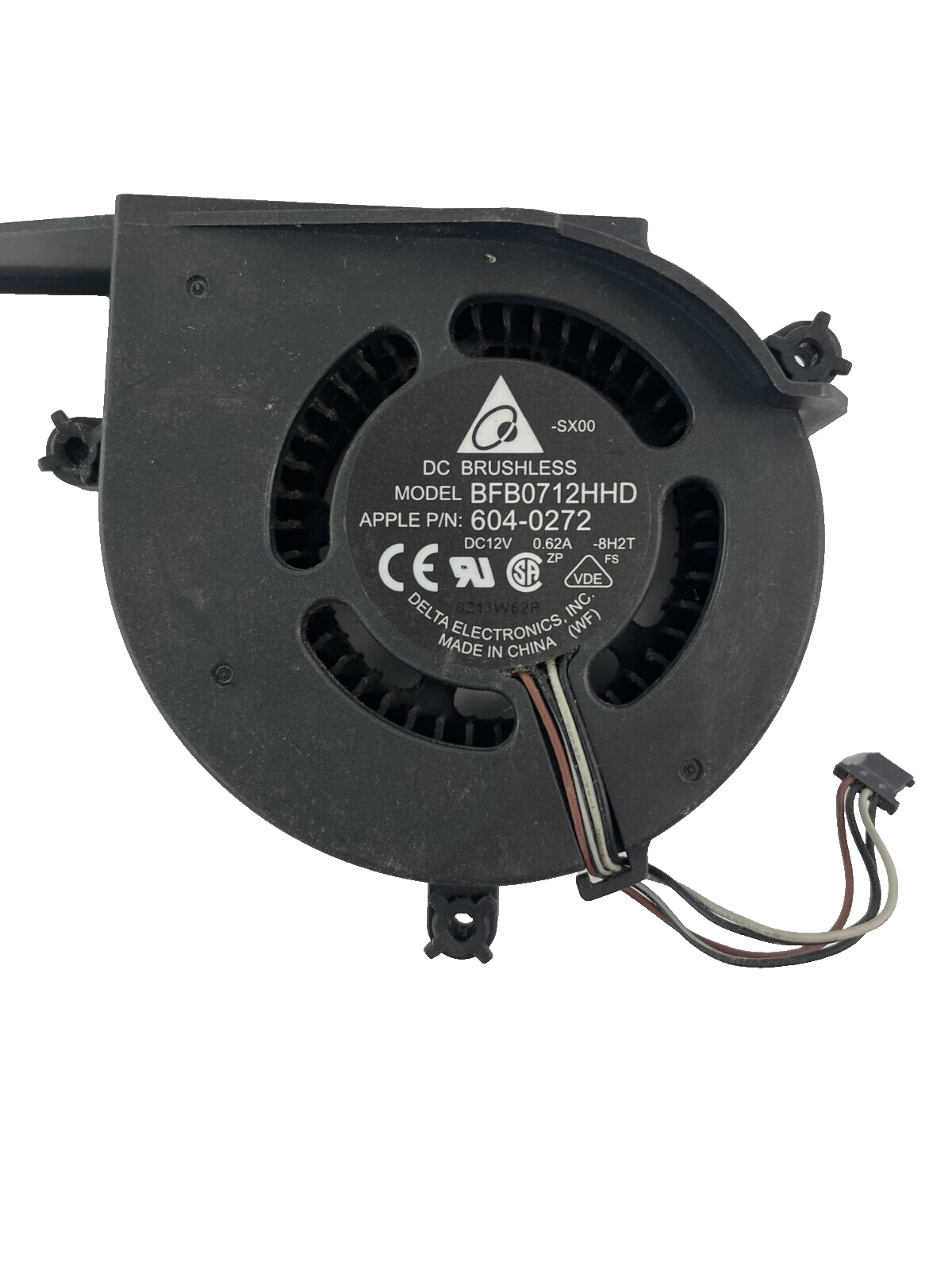 DC Brushless Apple P/N 604-0272 Model BFB0712HHD DC12V - Wire CPU Cooling Fan