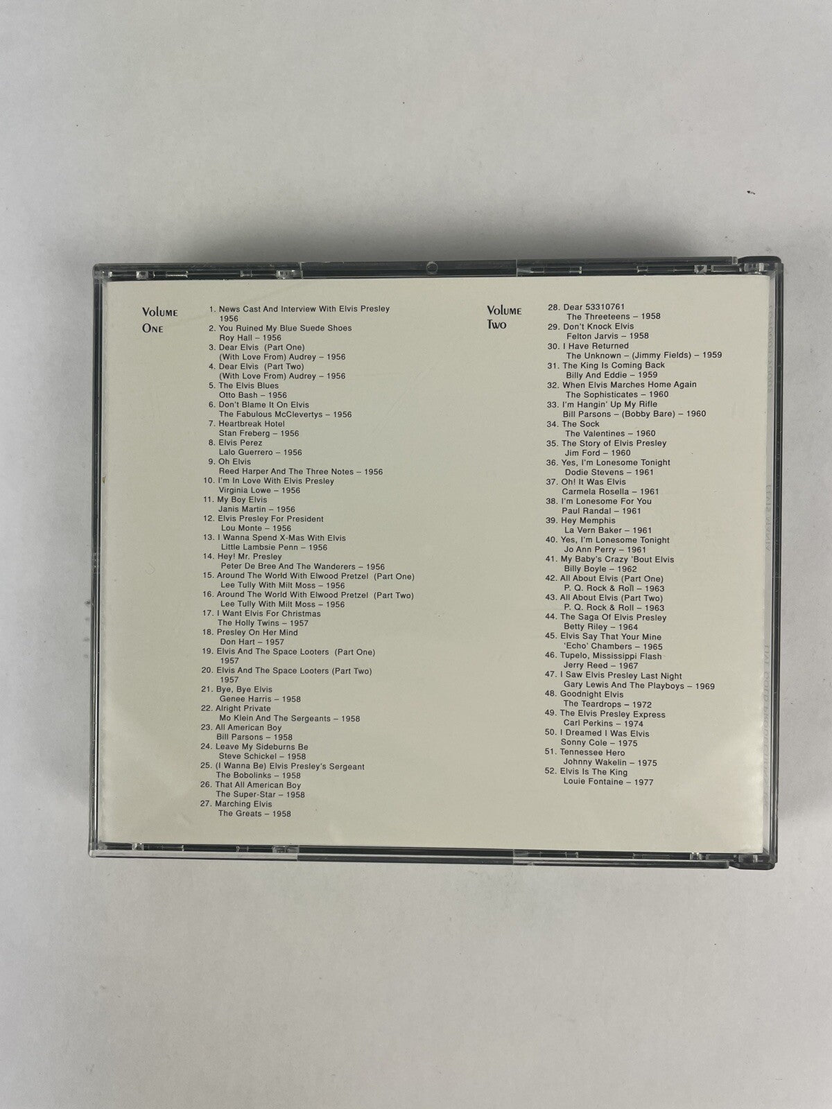 Elvis Mania Double CD, 1991 Czechoslovakian Import    #8 